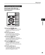 Preview for 41 page of Olympus DM 520 - Ultimate Recording Combo Detailed Instructions