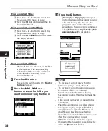 Preview for 58 page of Olympus DM 520 - Ultimate Recording Combo Detailed Instructions