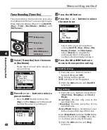 Preview for 60 page of Olympus DM 520 - Ultimate Recording Combo Detailed Instructions