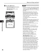 Preview for 72 page of Olympus DM 520 - Ultimate Recording Combo Detailed Instructions