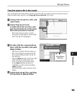 Preview for 105 page of Olympus DM 520 - Ultimate Recording Combo Detailed Instructions