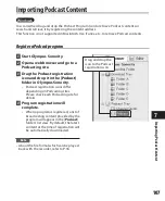 Preview for 107 page of Olympus DM 520 - Ultimate Recording Combo Detailed Instructions