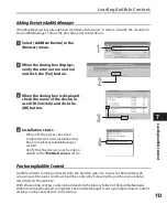 Preview for 113 page of Olympus DM 520 - Ultimate Recording Combo Detailed Instructions