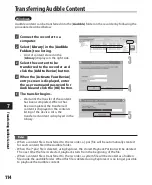 Preview for 114 page of Olympus DM 520 - Ultimate Recording Combo Detailed Instructions