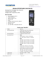 Olympus DM 520 - Ultimate Recording Combo User Manual preview