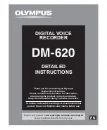 Olympus DM 620 Detailed Instructions preview