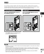 Предварительный просмотр 21 страницы Olympus DM 620 Detailed Instructions