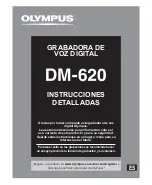 Olympus DM 620 Instrucciones Detalladas preview