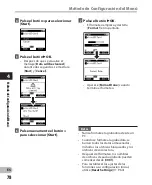 Preview for 78 page of Olympus DM 620 Instrucciones Detalladas