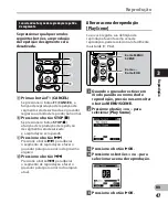 Предварительный просмотр 47 страницы Olympus DM 620 Instruções De Uso