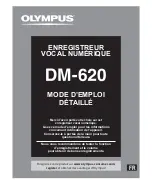 Olympus DM 620 Mode D'Emploi preview