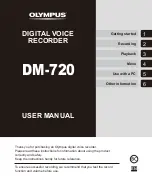 Olympus DM-720 User Manual preview