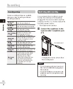 Предварительный просмотр 28 страницы Olympus DM-720 User Manual