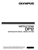 Preview for 1 page of Olympus DP12 Instructions Manual