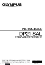 Preview for 1 page of Olympus DP21-SAL Instructions Manual