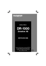 Olympus DR 1000 - Directrec Dictation Kit Instrucciones preview