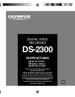 Olympus DS-2300 Instructions Manual preview
