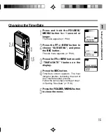 Preview for 15 page of Olympus DS-2300 Instructions Manual