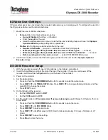 Preview for 1 page of Olympus DS-3000 Administration Quick Reference