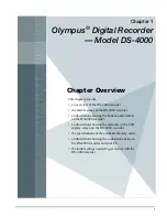 Preview for 5 page of Olympus DS-4000 Installation And User Manual