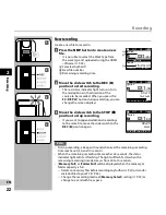 Preview for 22 page of Olympus DS-5500 Instructions Manual