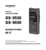 Olympus DS-9500 Instructions Manual preview