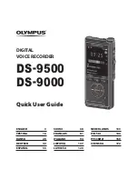 Olympus DS-9500 Quick User Manual preview