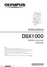 Olympus DSX1000 Instructions Manual preview