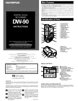 Olympus DW 90 - Digital Voice Recorder Instructions Manual preview