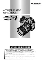 Olympus E-1 - Digital Camera SLR Manuel De Référence preview