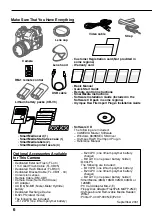 Preview for 6 page of Olympus E-20 - Dual Monaural Earphones Basic Manual