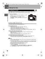 Предварительный просмотр 34 страницы Olympus E-30 Basic Manual