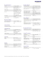 Preview for 2 page of Olympus E-400 Specifications