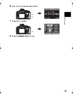 Предварительный просмотр 9 страницы Olympus E-410 - EVOLT Digital Camera SLR Instruction Manual