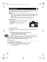 Предварительный просмотр 82 страницы Olympus E-450 Instruction Manual