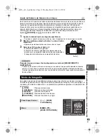 Предварительный просмотр 63 страницы Olympus E-450 Manual De Instrucciones