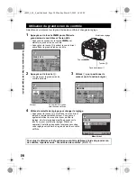 Предварительный просмотр 28 страницы Olympus E-450 Manuel D'Instructions