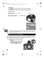 Предварительный просмотр 68 страницы Olympus E-450 Manuel D'Instructions