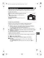 Предварительный просмотр 81 страницы Olympus E-450 Manuel D'Instructions