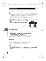 Предварительный просмотр 98 страницы Olympus E-5 Instruction Manual