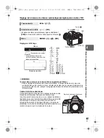 Предварительный просмотр 67 страницы Olympus E-5 Manuel D'Instructions