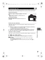 Предварительный просмотр 97 страницы Olympus E-5 Manuel D'Instructions