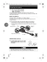 Preview for 12 page of Olympus E-500 - EVOLT Digital Camera Basic Manual