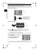 Предварительный просмотр 24 страницы Olympus E-500 - EVOLT Digital Camera Manual Avanzado