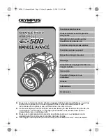 Olympus E-500 - EVOLT Digital Camera Manuel Avancé preview