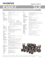 Preview for 2 page of Olympus E-500 - EVOLT Digital Camera Specifications