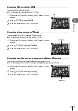 Предварительный просмотр 51 страницы Olympus E-M1 MARK II Instruction Manual