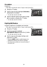 Предварительный просмотр 24 страницы Olympus E-M1 MARK II User Manual