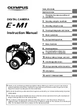 Olympus E-M1 Instruction Manual preview