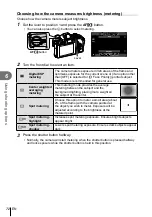 Предварительный просмотр 72 страницы Olympus E-M1 Instruction Manual